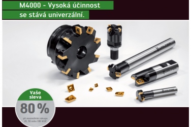 Frézovací tělesa WALTER řady M4000 sleva 80% + min. množství příslušných VBD